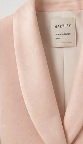 Giacca Regular Monopetto Rosa Cipria Maryley