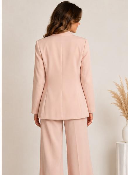 Pantalone Palazzo Regular Rosa Cipria Maryley