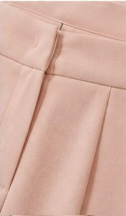 Pantalone Palazzo Regular Rosa Cipria Maryley